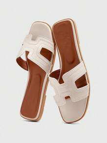 CUCCOO BIZCHIC Women's Casual Open Toe Comfortable Flat Sandals