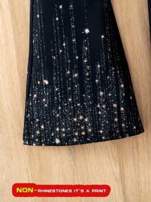 Pantalones acampanados retro para niña preadolescente, otoño/invierno - Multicolor - Ver 6