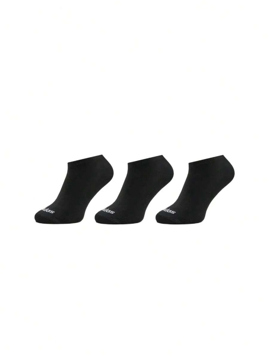 Adidas Unisex SOCKS 3 PACK - Black and White - View 1