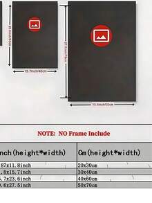 1 件豹纹墙饰 - 黑白复古动物摄影帆布印刷品无框时尚装饰适用于卧室客厅办公室咖啡厅 - 彩色 - 查看 6