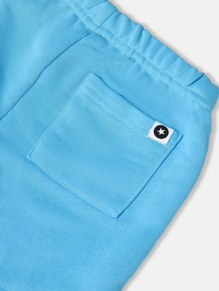 Cropped T-Shirt And Shorts Set With Good Days Club Logo