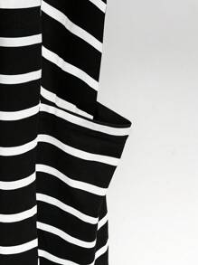 EMERY ROSE Vestido diario simple de talla grande para mujer con bloques de color