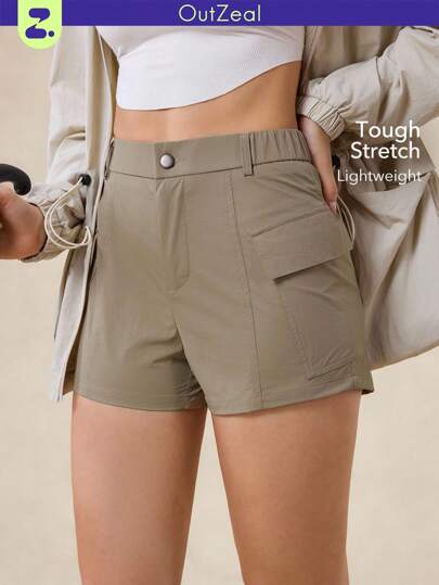 OutZeal Shorts légers et résistants à l'eau pour femmes avec poches cargo, pour l'extérieur, la randonnée et le camping