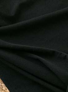 EMERY ROSE Women's Casual Simple Skull & Floral Rose Print Tank Top, Summer - Black - View 4