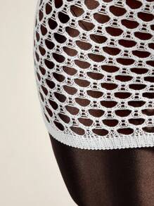 Zestiva 鏤空沙灘纏腰式半身裙不附比基尼 - 白色 - 查看 4