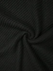 Elenzga Plus Size Women's Solid Color Frill Trim Flare Sleeve Side Drawstring Fashionable T-Shirt Fall Cloth For Women