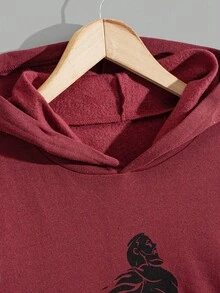 EURMUSE Men Cottonline Basketball Printed Hooded Regular Hoodie Set