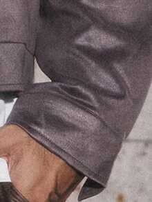 PAVTROS جاكيت رجالية قصيرة من Manfinity Streetrush بياقة منحرفة وإبزيم معدني على شكل سيف، جاكيت شارع رجالية، جاكيت قصيرة رجالية، جاكيت شارع رجالية Y2k، جاكيت قصيرة رجالية، جاكيت شارع، سترات للرجال، خريف