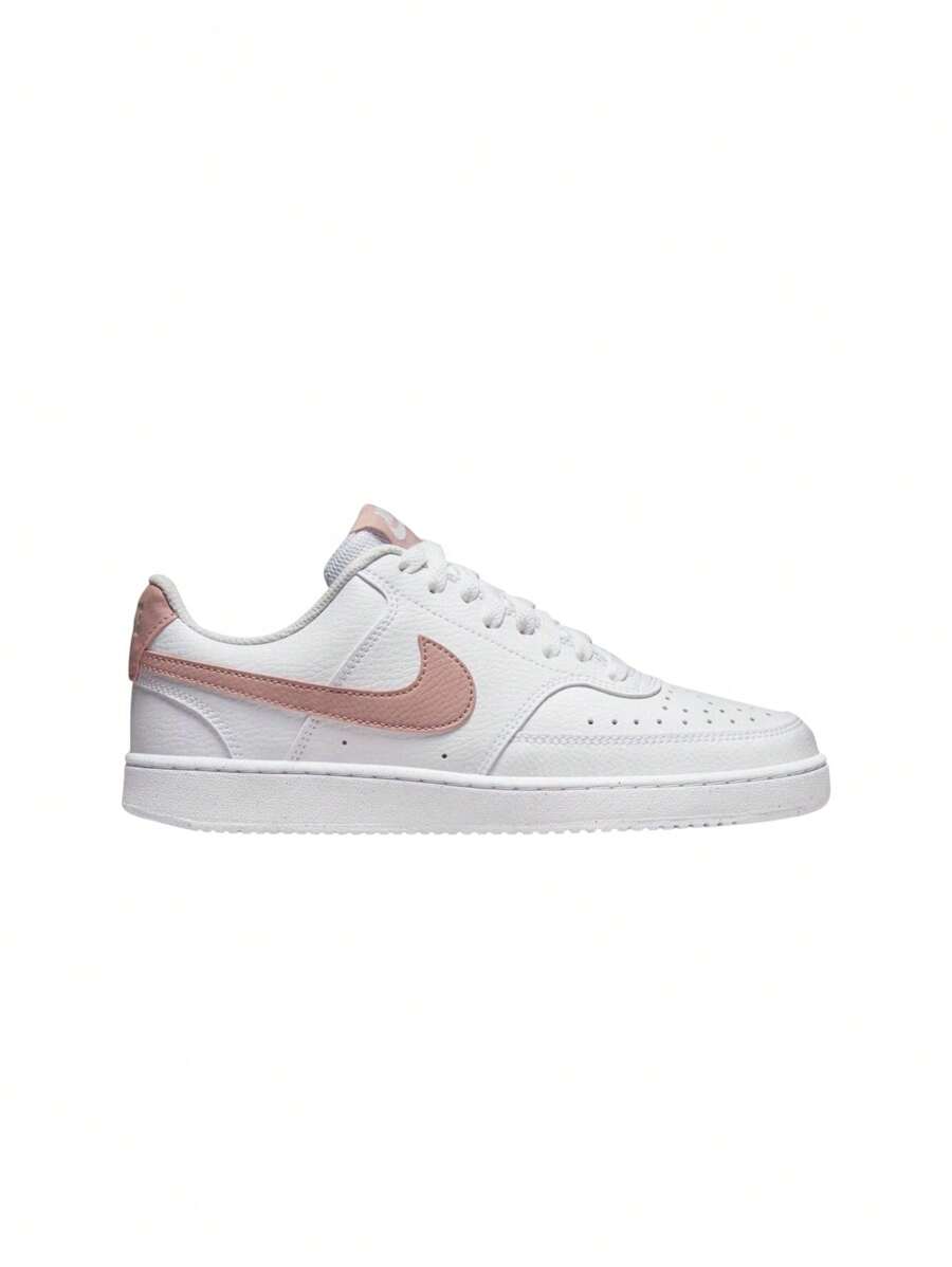 Nike Court Vision Women's Sneakers White/Pink Oxford DH3158-102 - 白色/粉紅牛津布 - 查看 1