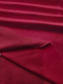 SHEIN LUNE 1pc Plus Size Women's Casual Simple Long Sleeve Crew Neck One Shoulder Strap T-Shirt, Suitable For Spring And Autumn