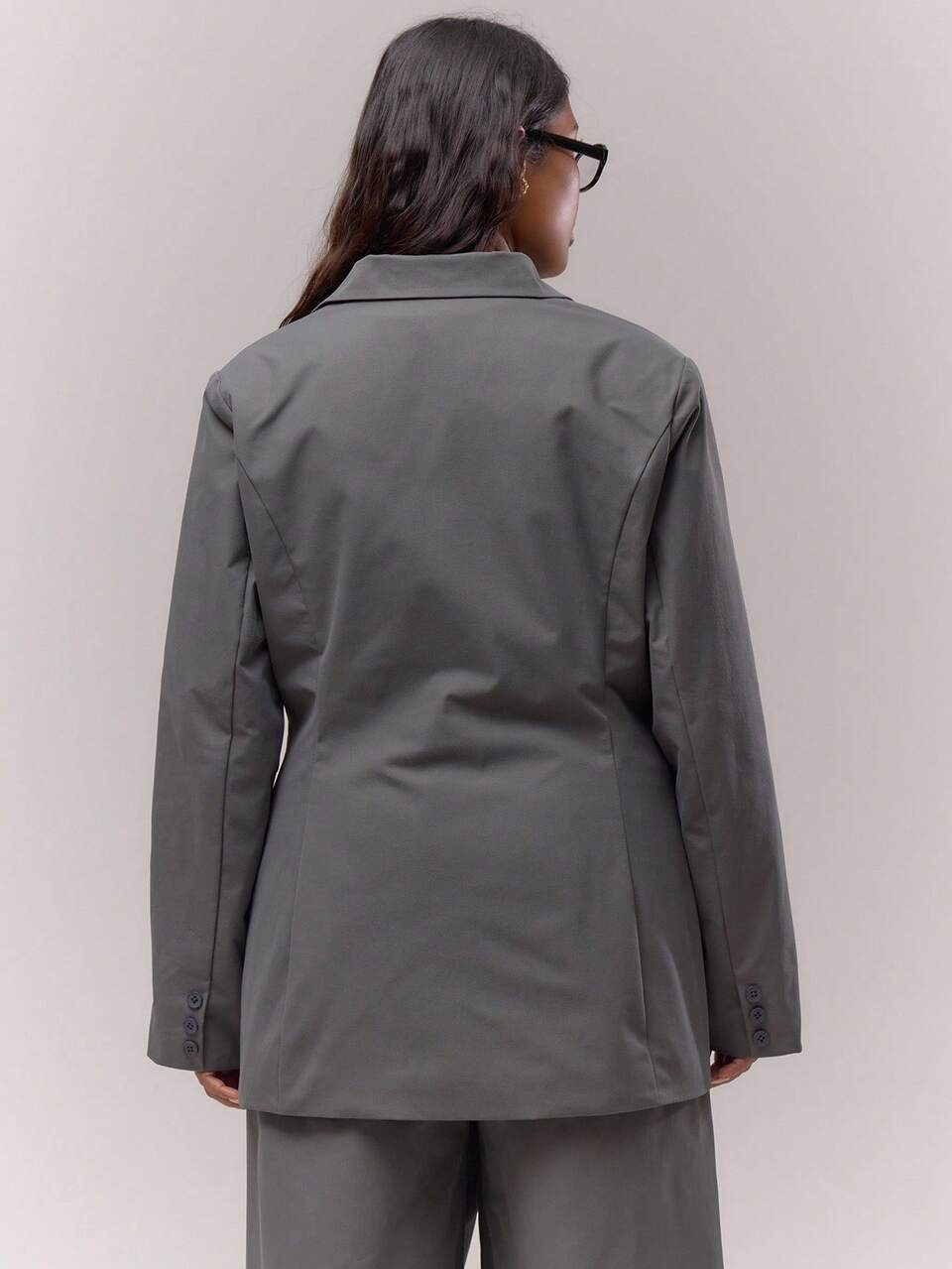 Curve Fitted Wide Collar Cinched Waist Blazer Only Cute Summer Holiday Elegant Vacation Classy Holiday Coolgirl Casual Dawn