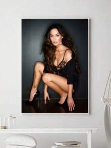 1 pieza Impresión de arte corporal femenino sin marco, figura femenina abstracta, decoración de pared de lienzo moderno, póster de galería para sala de estar, dormitorio, bar, restaurante, alternativa de adhesivo de pared - Multicolor - Ver 8