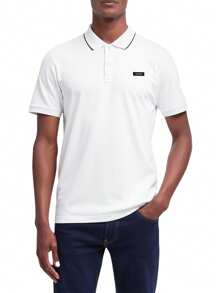 Calvin Klein STRETCH PIQUE MULTI - White - View 1