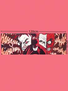 BATMAN X SHEIN Diatomite Bath Mat Absorbent Bathroom Rug, Non-Slip Kitchen Floor Mat With Superhero Character Design - Multicolor - View 4