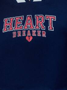 SHEIN Unity 这款学院风“Heartbreaker”Polo短款上衣，尽显一流活力。完美契合返校季，定会让女性为之倾倒。 - 霧霾藍 - 查看 7