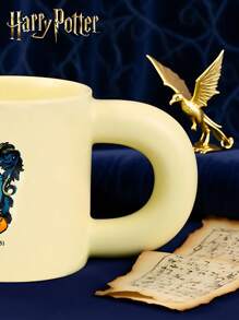 HARRY POTTER X SHEIN 1 Buah Cangkir Keramik Bermotif Logo, Desain Buatan Tangan Berkualitas Tinggi, Cangkir Kopi/Teh Bergaya, Hadiah untuk Teman, Perlengkapan Sekolah, Hadiah Natal, Hadiah Ulang Tahun - MultiWarna - View 5