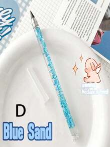 Eternal Sand Pencil, Unbreakable,Continuous Core HB Automatic Pencil, Sketching, No-Mark, Color Pencils, No Sharpening Required Back To School