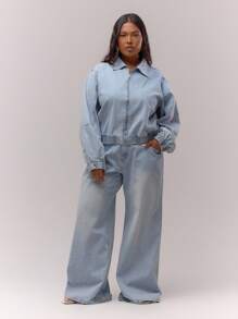 MUSERA Große Größen Jeans Herbst Winter