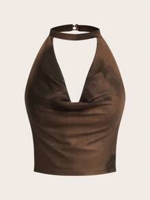 SHEIN ICON Y2K Sommer Ausgehstil Club Konzert Schwarz und Rot Western Hippie Blumen Damen Batik Mesh Muster Trägertop