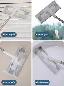 SHEIN 30 片/包干湿巾和 20 片/包湿巾 - 静电除尘拖把，一次性懒人地板清洁、清扫和拖地一体式拖把，无需冲洗的干湿巾，轻松清洁