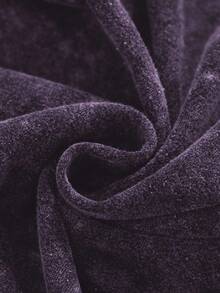 Manfinity EMRG Casual Summer Loose Fit Round Neck Short Sleeve T-Shirt For Men, Suitable For Daily Wear, 2000s Style - Purple - View 8