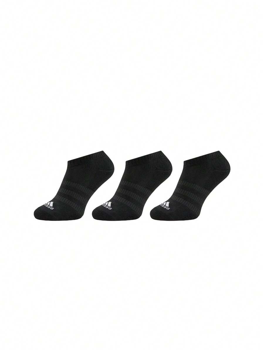 Adidas Unisex SOCKS 3 PACK - Black and White - View 1