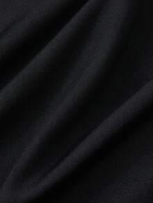 JNSQ 2 Stück/Set Jungen Herbst/Winter Sportoutfit, Slim Fit Langarm T-Shirt kombiniert mit Slim Fit Leggings, geeignet für den täglichen Gebrauch, Outdoor-Aktivitäten, Urlaub, Streetwear, Party und Lässig - Schwarz - Übersicht 8