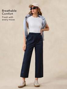 OutZeal Women Soft Stretch Multi Pocket Outdoor Pants Daily Casual - Royal Blue - View 4