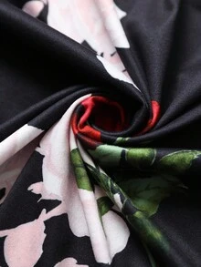 Reflora Áo len cardigan họa tiết hoa hồng lãng mạn thanh lịch cỡ lớn - Nhiều màu - Xem 7