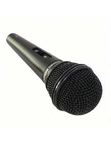 Microphone Prop - Fake Simulation Microphone Model For Home Bar Decor, Party Supplies, Photography Props, Karaoke Ornaments, Stage Decorations, Wedding & Birthday Party Favors, DJ Accessories, Shiny Mic Toy - Black - View 5