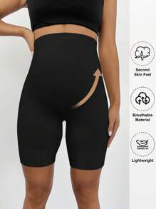 SHEIN 秋季服装，秋季服装，孕妇装 秋季服装 孕妇装 优质孕妇塑身衣，高腰中大腿孕妇内衣 防止擦伤 柔软腹部支撑 孕妇骑行短裤 孕妇短裤 孕妇骑行短裤 高腰孕妇短裤 孕妇压缩短裤 - 黑色 - 查看 2