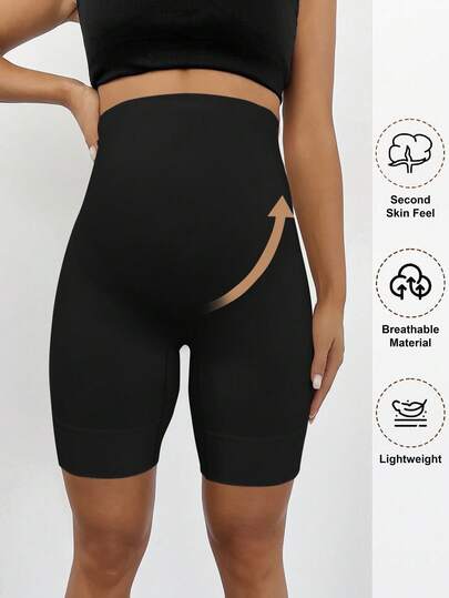 SHEIN Fall Clothes,Autumn Clothes,Maternity Autumn Clothes Maternity Premium Maternity Shapewear, High Waisted Mid-Thigh Pregnancy Underwear Prevent Chaffing Soft Abdominal Support Maternity Biker Shorts Pregnancy Shorts Maternity Bike Shorts High Waisted Maternity Shorts Maternity Compression Shorts