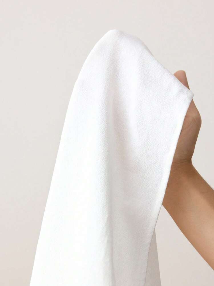 SHEIN Maija Women's Cute White Woven Fabric Long Dress With Short Sleeves, Square Neckline, And Ruffle Hem Detail