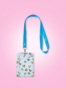 THE POWERPUFF GIRLS X SHEIN Porte-cartes et mignon avec motif à bulles