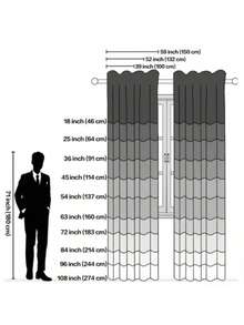 SHEIN 1 chiếc rèm cách nhiệt BGment cản sáng 100% cho phòng ngủ, có lớp lót màu đen, rèm hai lớp giảm tiếng ồn và cản sáng hoàn toàn. - Màu be - Xem 6