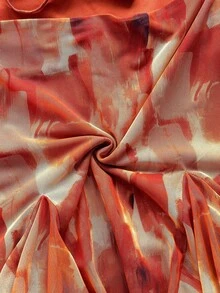 Soleia Váy quai chéo họa tiết ngẫu nhiên thông thường dành cho nữ, cỡ chữ - màu nâu - Xem 6