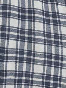 EURMUSE 男士格紋口袋T恤，短褲和長褲3入組家居睡衣套裝