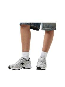 New Balance Men's Sneakers U740 - White/Silver Metallic/Navy - View 4