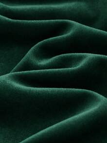 Cozy Pixies 女婴纯色针织柔软圆领荷叶边下摆腰连衣裙