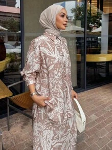 DAZY Women Two Pieces Outfits For Daily Wear Fall/Winter Modest Fashion - Khaki - View 4