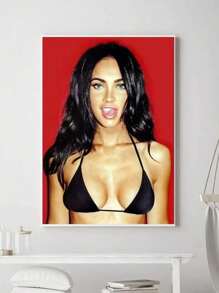 1 pieza Impresión de arte corporal femenino sin marco, figura femenina abstracta, decoración de pared de lienzo moderno, póster de galería para sala de estar, dormitorio, bar, restaurante, alternativa de adhesivo de pared - Multicolor - Ver 17