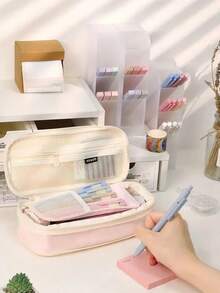 SHEIN 44 件莫兰迪色文具套装文具套装，中性笔 0.5 毫米 44 件套装彩色多色墨水细尖舒适握把速干笔用于日记笔记、学校用品。返校。 - 均碼 - 查看 7