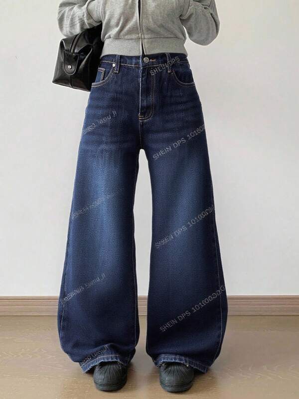 Mode décontractée pour filles préadolescentes Y2K, style vintage, cool, retour à l'école, patchs universitaires, jeans bleu foncé, amples et confortables pour filles préadolescentes, vêtements de tous les jours pour filles préadolescentes, tenues de rave d'été et d'automne, tenues de festival et de plage, vêtements d'école streetwear