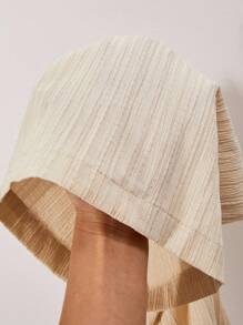 Sparklyn 3pcs Tween Girl Loose Textured Pants Set: Green Loose Textured Pants, Beige Loose Pants, And Black Textured Pants, Suitable Casual And Commuting Wear Chic For Autumn/Winter Fall - Multicolor - View 7