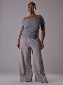 MUSERA Plus Size Jeans Summer - Grey - View 1