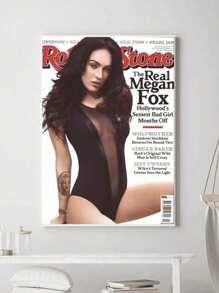 1 pieza Impresión de arte corporal femenino sin marco, figura femenina abstracta, decoración de pared de lienzo moderno, póster de galería para sala de estar, dormitorio, bar, restaurante, alternativa de adhesivo de pared - Multicolor - Ver 19