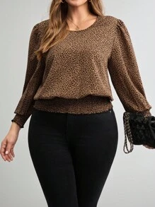 Comfylo Áo sơ mi tay phồng cỡ lớn, áo sơ mi dài tay kiểu tay đèn lồng, áo sơ mi cổ tròn, trang phục nghỉ dưỡng mùa hè mới dành cho nữ, áo sơ mi họa tiết da báo, áo Halloween, trang phục mùa thu cho nữ, áo mùa đông, áo Halloween cho nữ, áo sơ mi công sở cho nữ, áo sơ mi họa tiết động vật, thanh lịch và thời trang cho việc đi làm, áo sơ mi công sở tối giản kiểu cổ điển, áo sơ mi mặc hàng ngày thoải mái, áo nữ đơn giản. - Nhiều màu - Xem 7