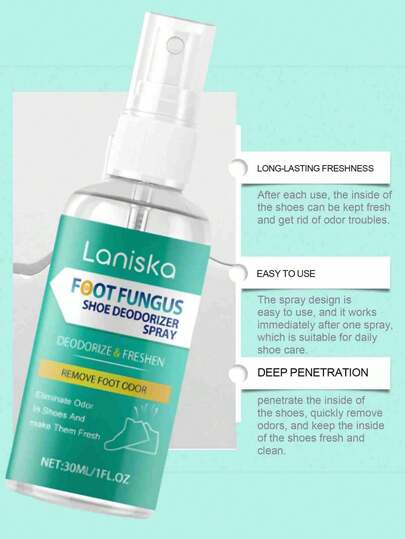 2Pcs/4pcs Shoe Freshener Spray, Shoe Deodorizer, Shoe Spray, Shoe Deodorizer, Remove The Smell Of Shoes, Shoe Cleaner Foot Sweat Odor Lasting Fresh And Clean Smell Deodorizer