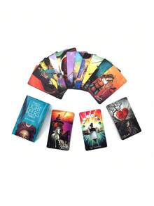 SHEIN Bộ bài Tarot Người Tìm Kiếm Ánh Sáng, 78 lá bài tiên tri, Khám Phá Bản Thân, Giải Trí Lễ Hội, Trang Trí Nhà Cửa, Đạo Cụ Ảo Thuật, Phù Hợp Cho Người Mới Bắt Đầu - Nhiều màu - Xem 4