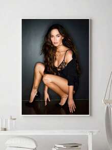 1 pieza Impresión de arte corporal femenino sin marco, figura femenina abstracta, decoración de pared de lienzo moderno, póster de galería para sala de estar, dormitorio, bar, restaurante, alternativa de adhesivo de pared - Multicolor - Ver 13